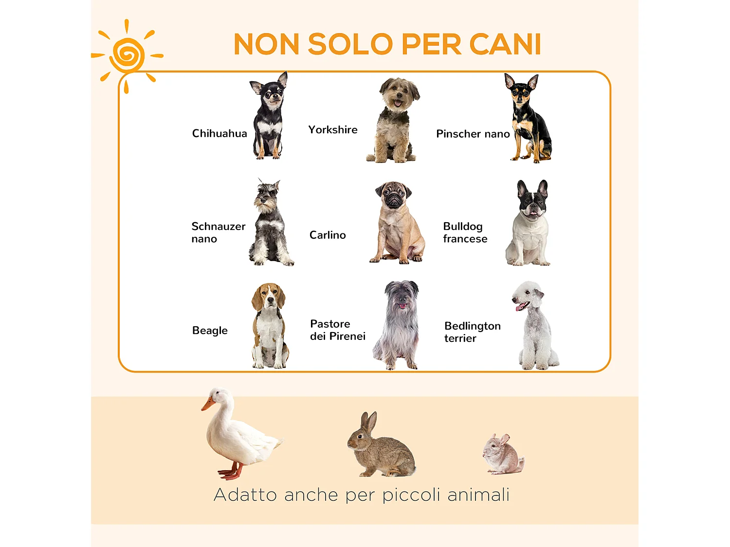 Recinto per cani da esterno e interno con 8 pannelli a rete e porta nero