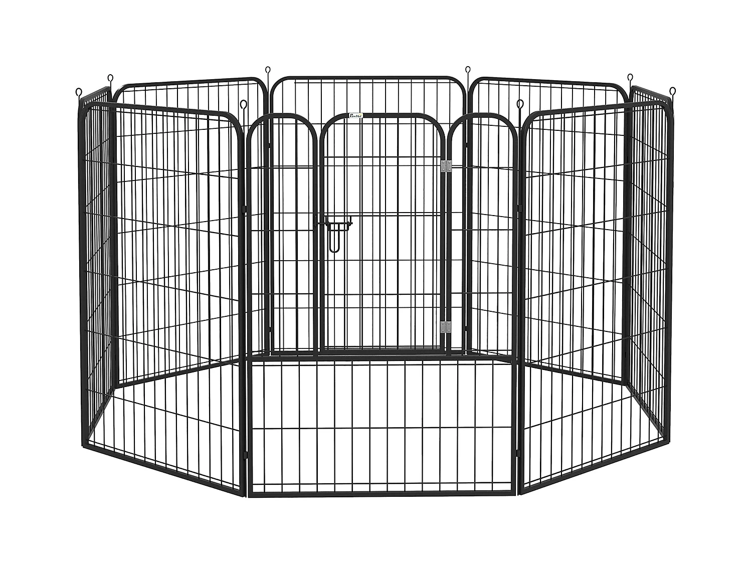 Recinto modulare per cani e cuccioli da interno esterno 8 pz 80x100cm