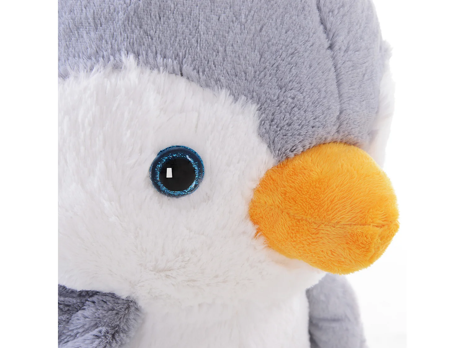 Cavallo a dondolo pinguino in peluche con musiche e cintura