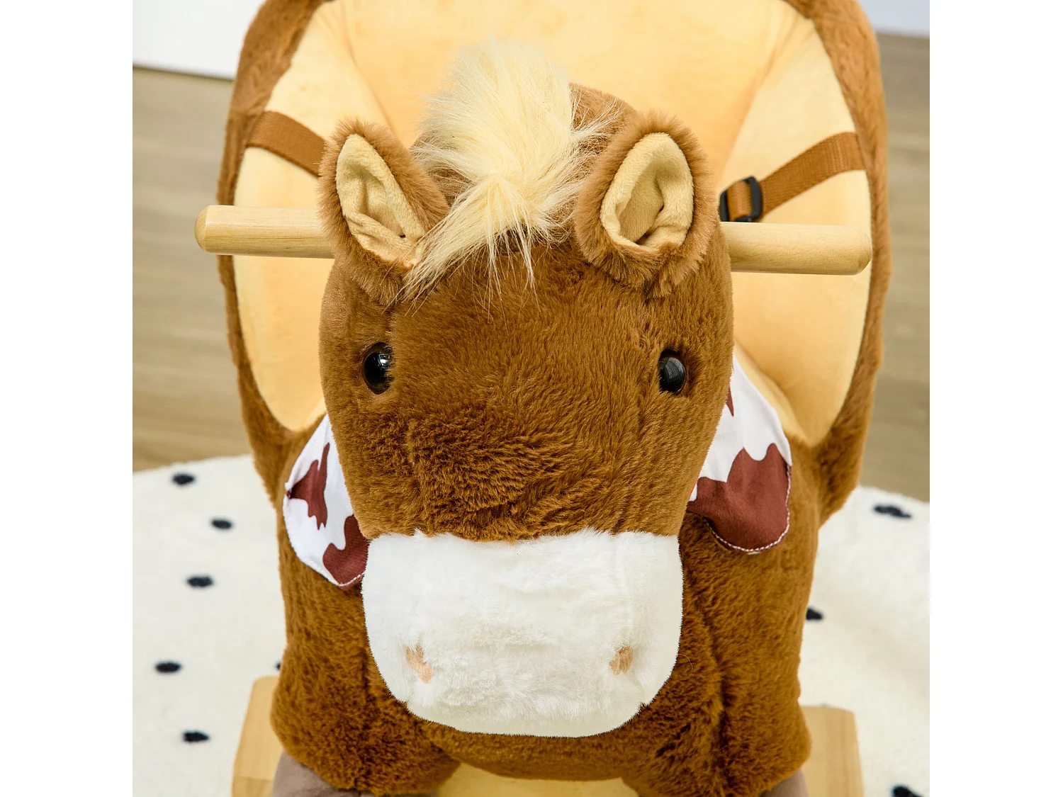 Cavallo a dondolo per bambini 18-36 mesi con suoni realistici