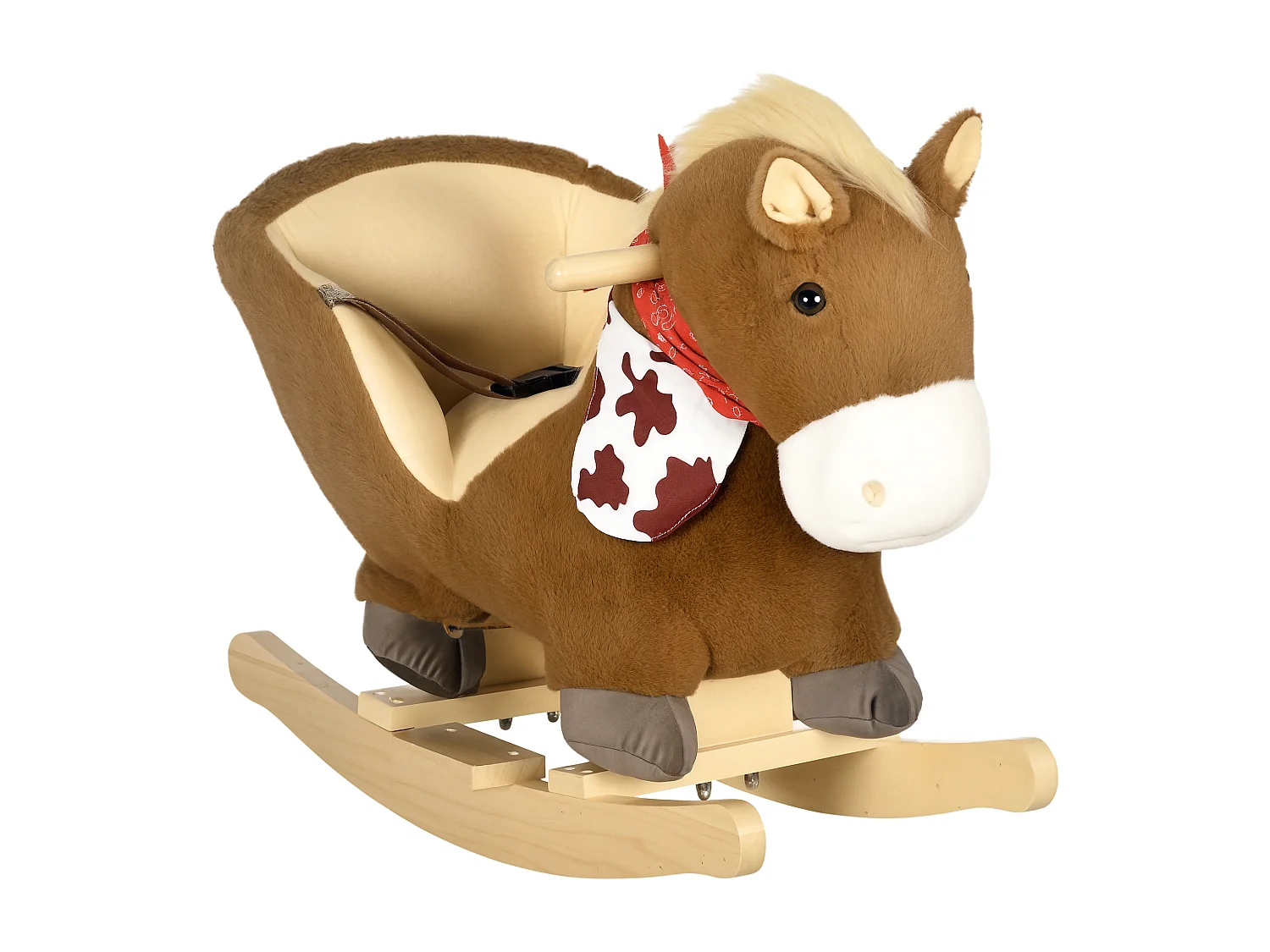 Cavallo a dondolo per bambini 18-36 mesi con suoni realistici