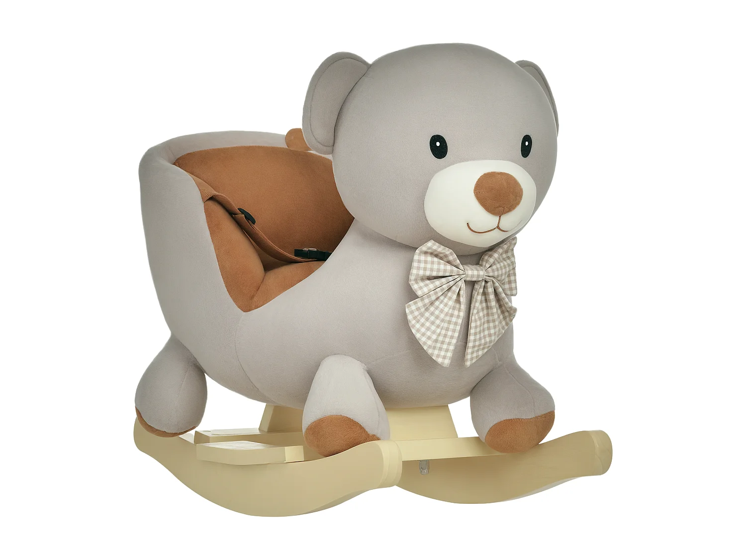 Cavallo a dondolo a forma di orso per bambini interattivo