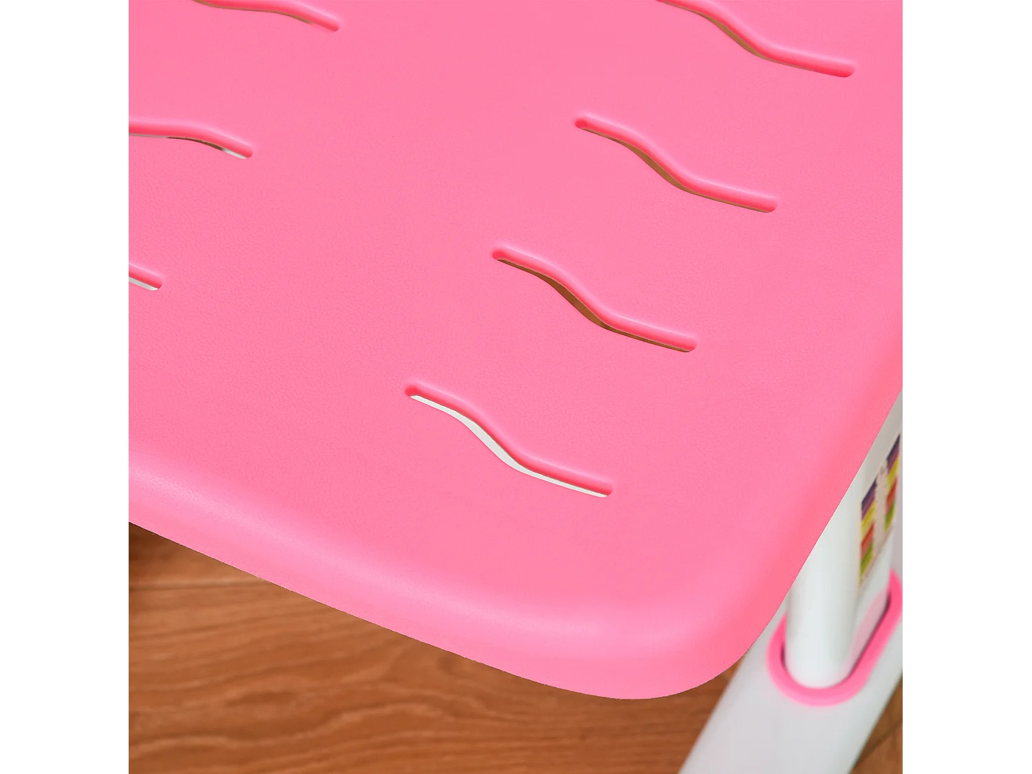 Banco scuola con sedia bimbi 6-12 anni altezza regolabile rosa