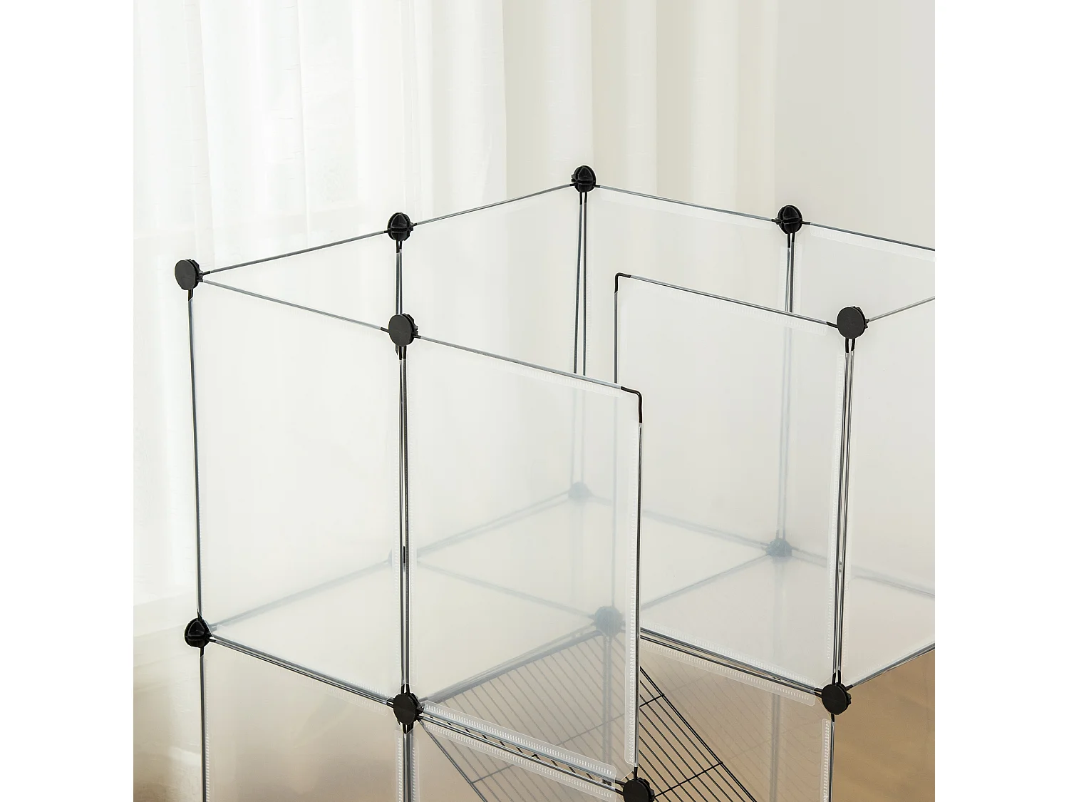 Recinto modulare per conigli e animali piccole dimensioni 27 pannelli