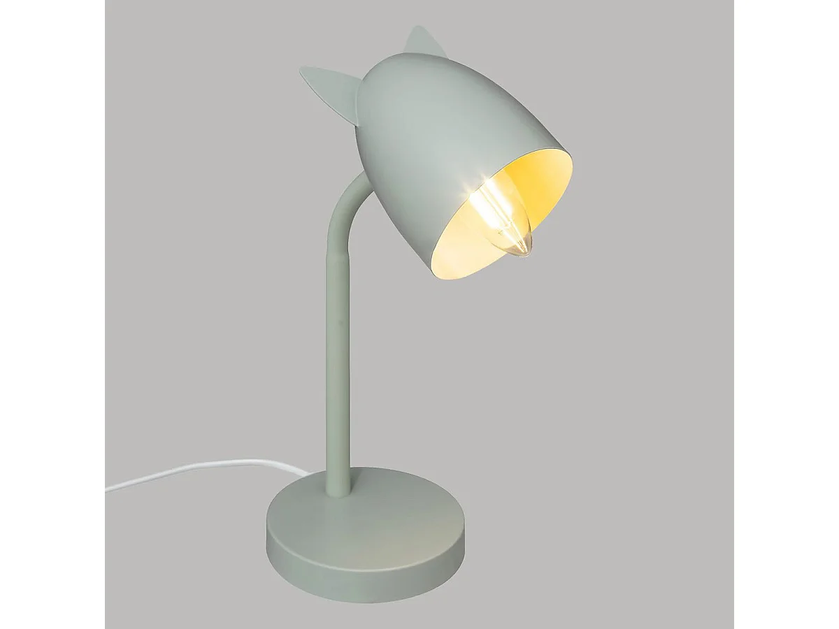 Lampe à Poser en Métal "Oreilles" 31cm Vert