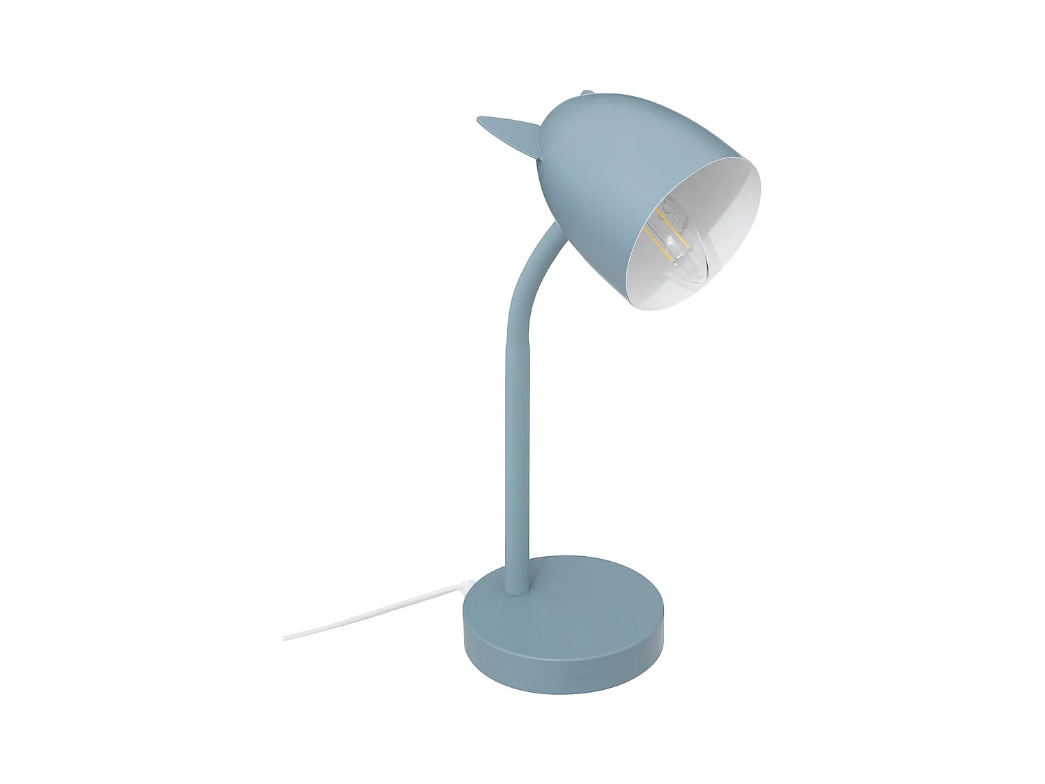 Lampe à Poser en Métal "Oreilles" 31cm Bleu