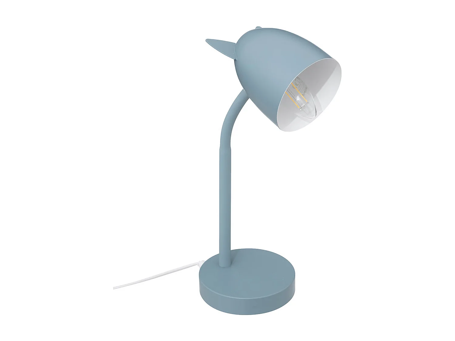 Lampe à Poser en Métal "Oreilles" 31cm Bleu