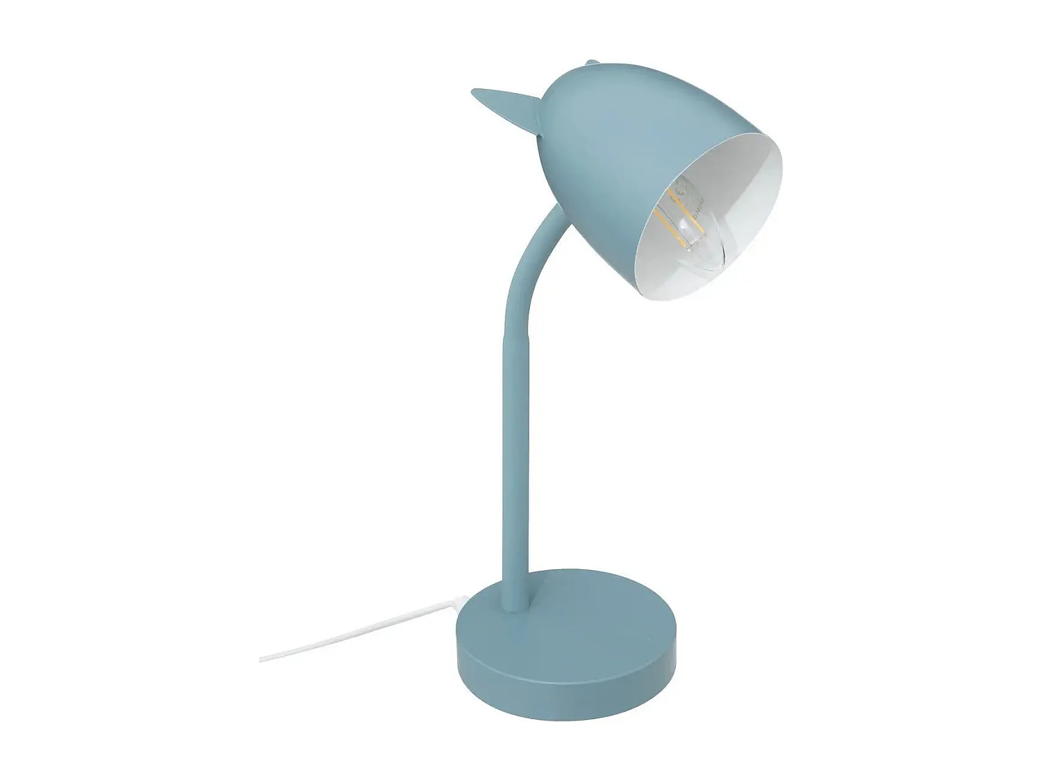 Lampe à Poser en Métal "Oreilles" 31cm Bleu
