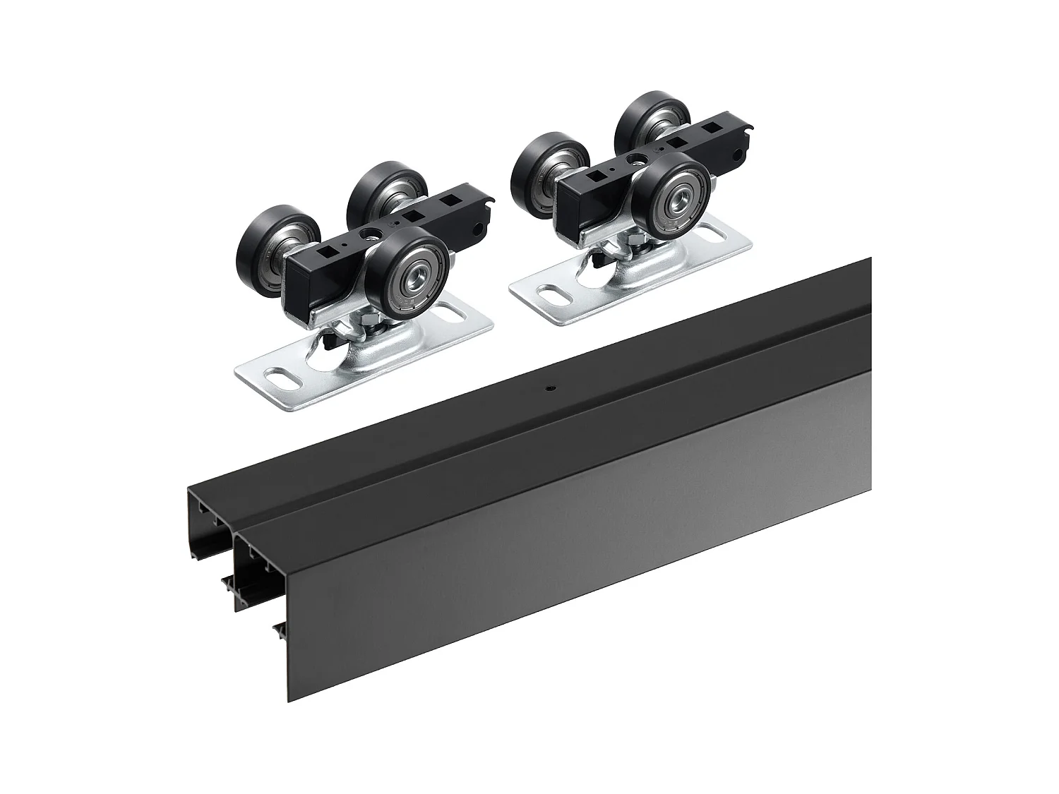 Kit de Quincaillerie pour Porte de Dérivation SucceBuy de 121.92cm pour Système à 2 Portes