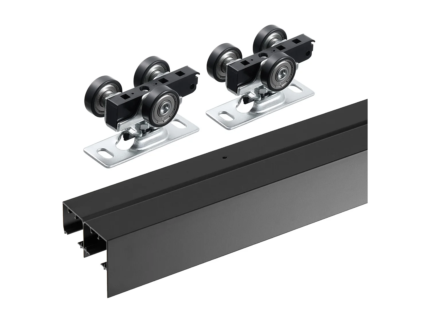 Kit de Quincaillerie pour Porte de Dérivation SucceBuy de 121.92cm pour Système à 2 Portes