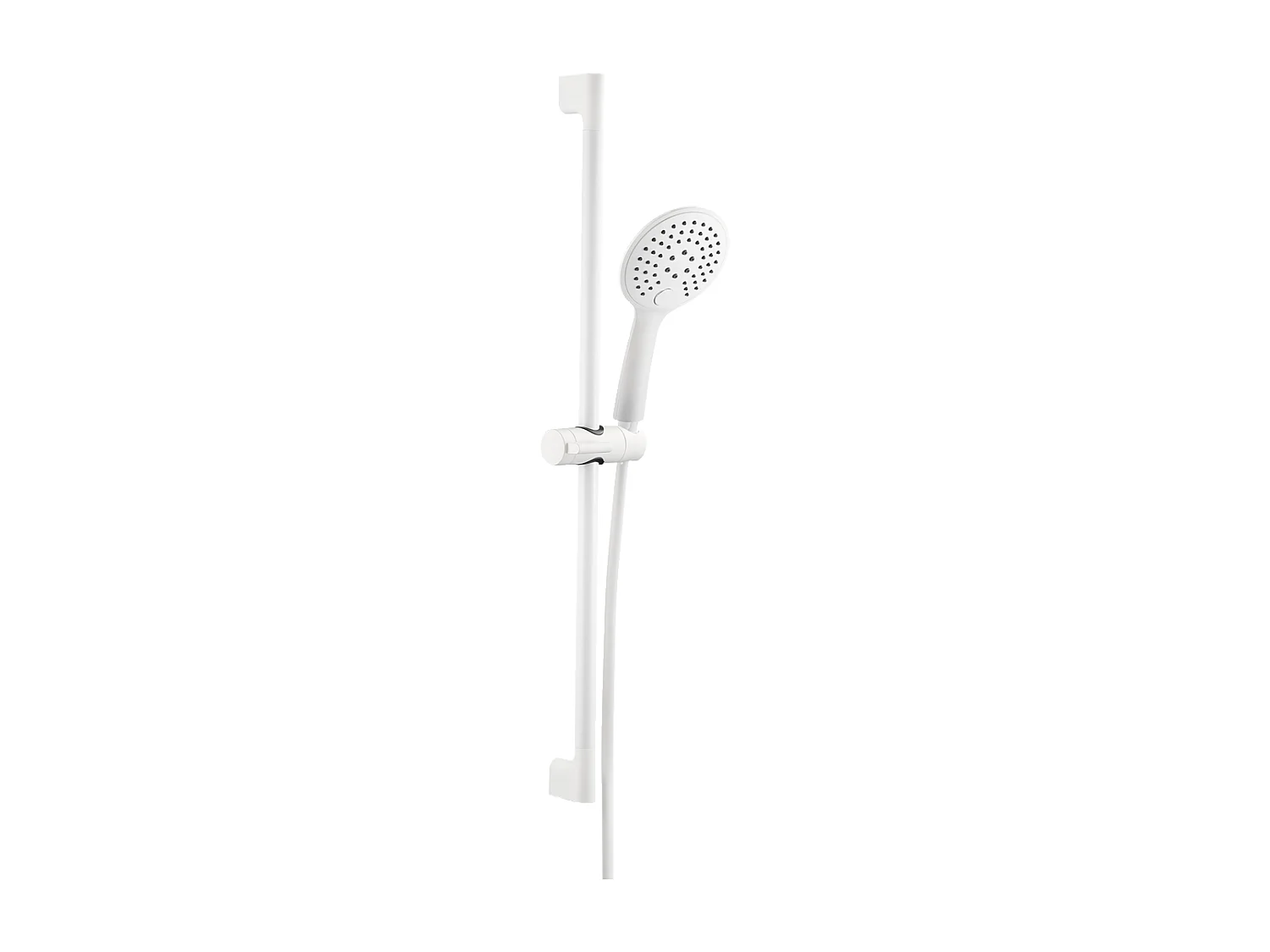 Luisa ensemble barre de douche blanc 3 pièces - Essebagno