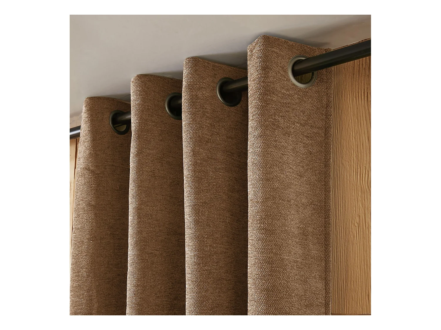 Rideau occultant thermique polaire 140x240 camel Bjorn