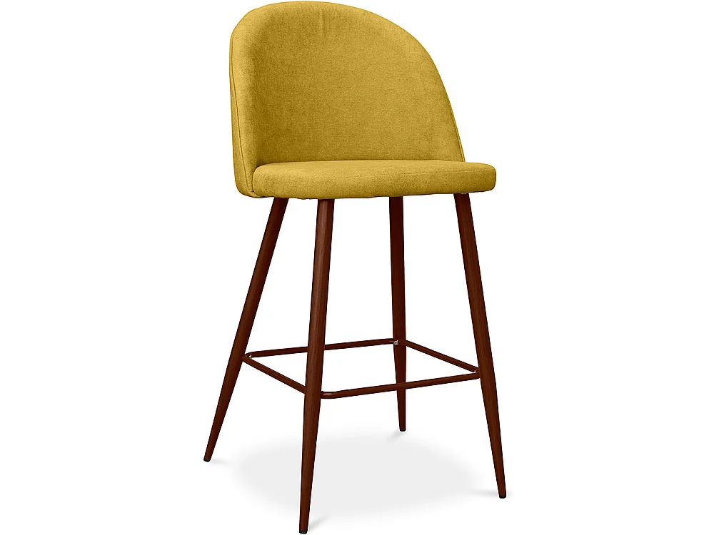 Polsterhocker aus Stoff - Skandinavisches Design - 66cm- Evelyne