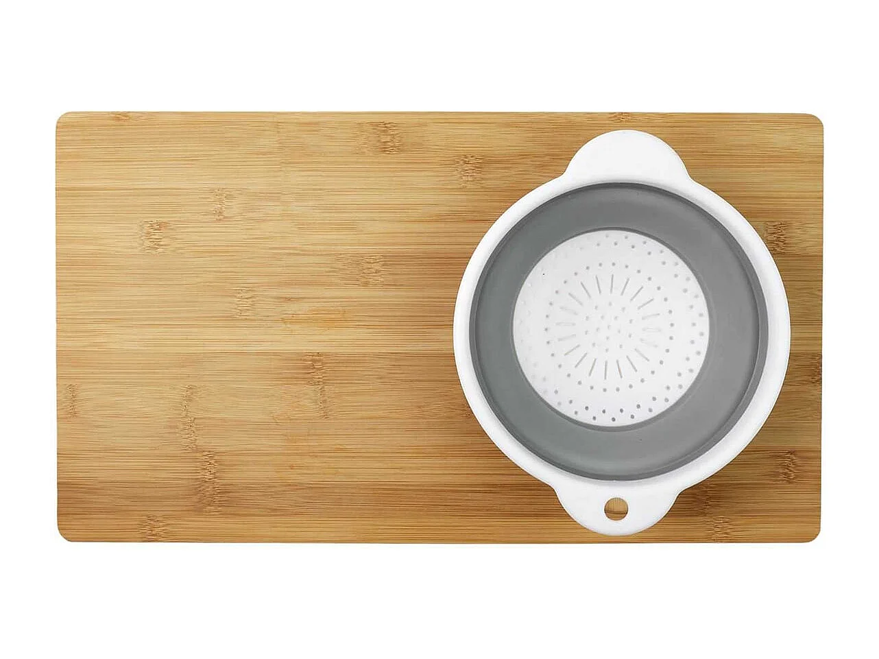 Planche à Découper en Bambou avec Passoire Intégrée - MONA
