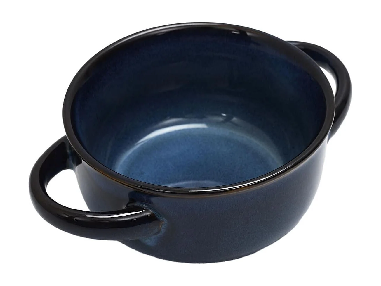 Set de 6 bols à soupe en Grés du Temps bleu (60ml)