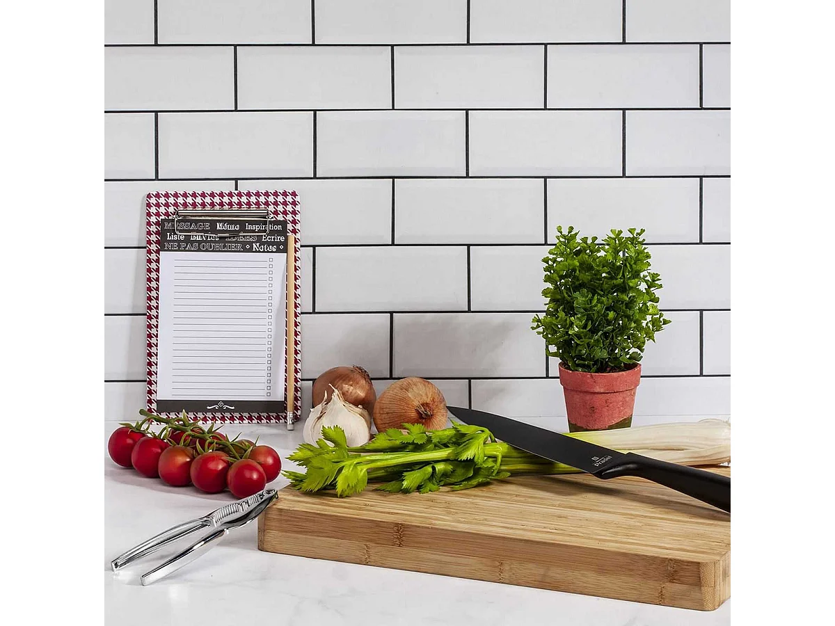 Billot de Découpe en Bambou avec Rigoles et Poignées - MARK