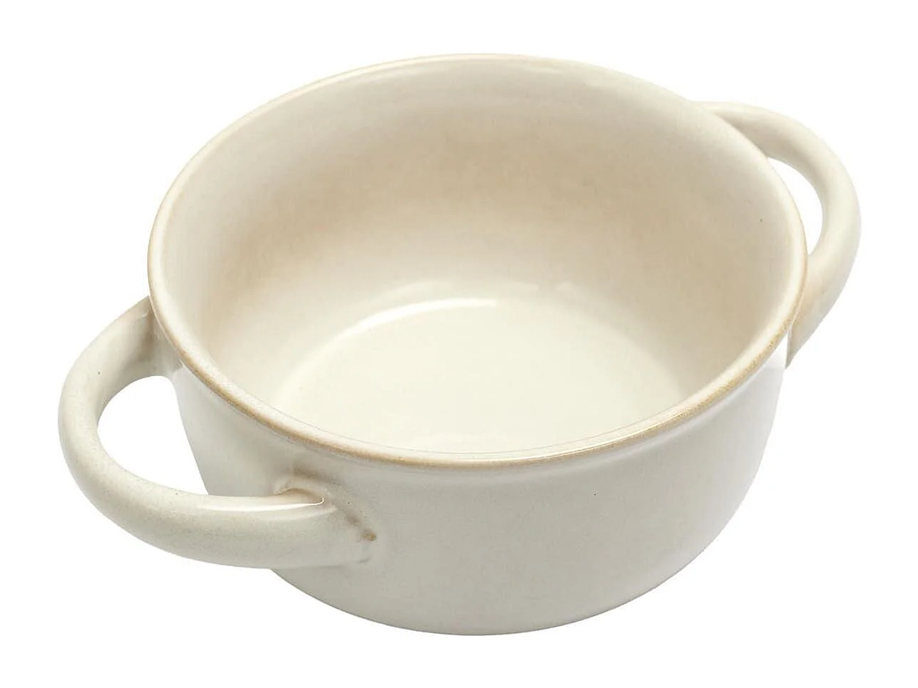 Set de 6 bols à soupe en Grés du Temps beige (60ml)