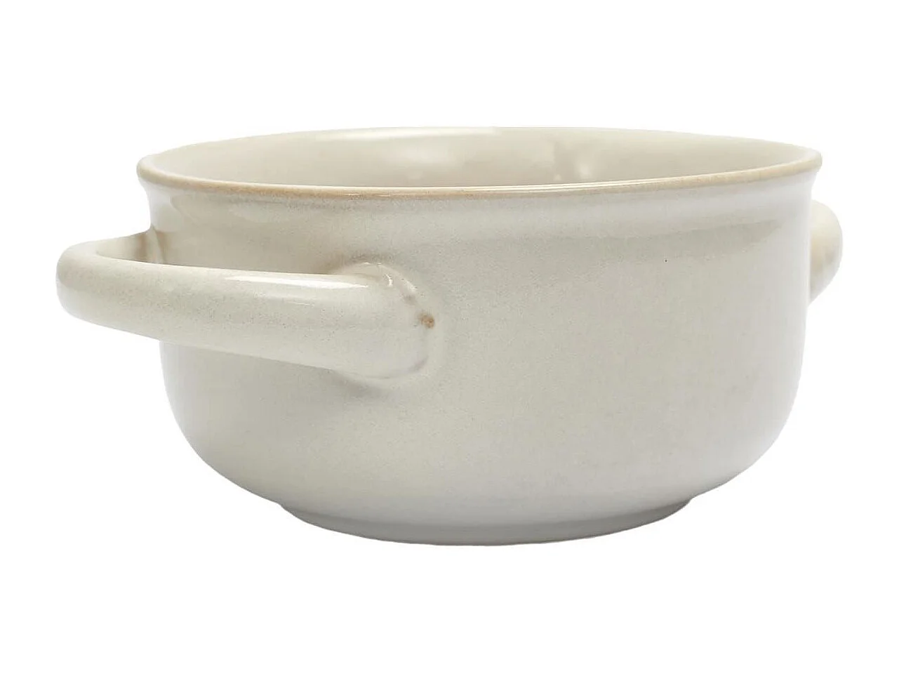 Set de 6 bols à soupe en Grés du Temps beige (60ml)