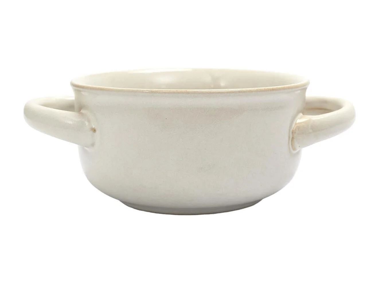 Set de 6 bols à soupe en Grés du Temps beige (60ml)