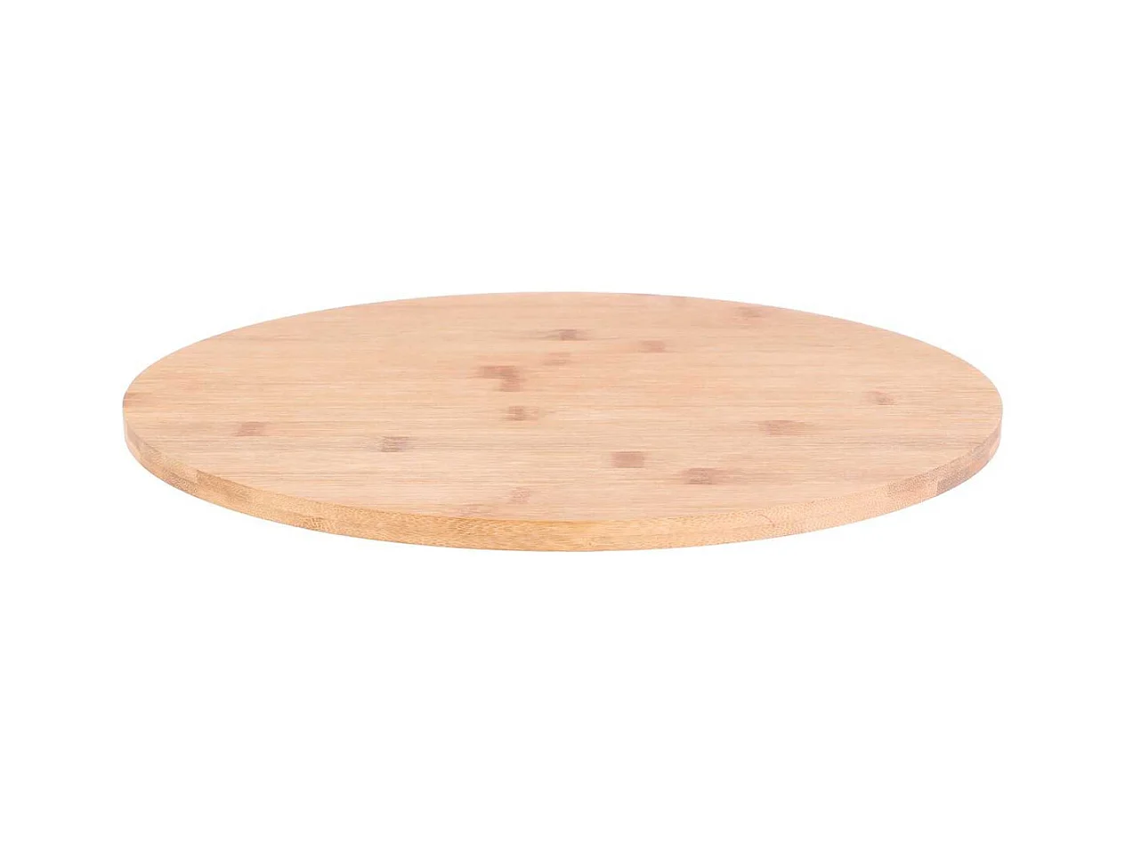 Plateau Tournant Rond Ø35cm en Bambou