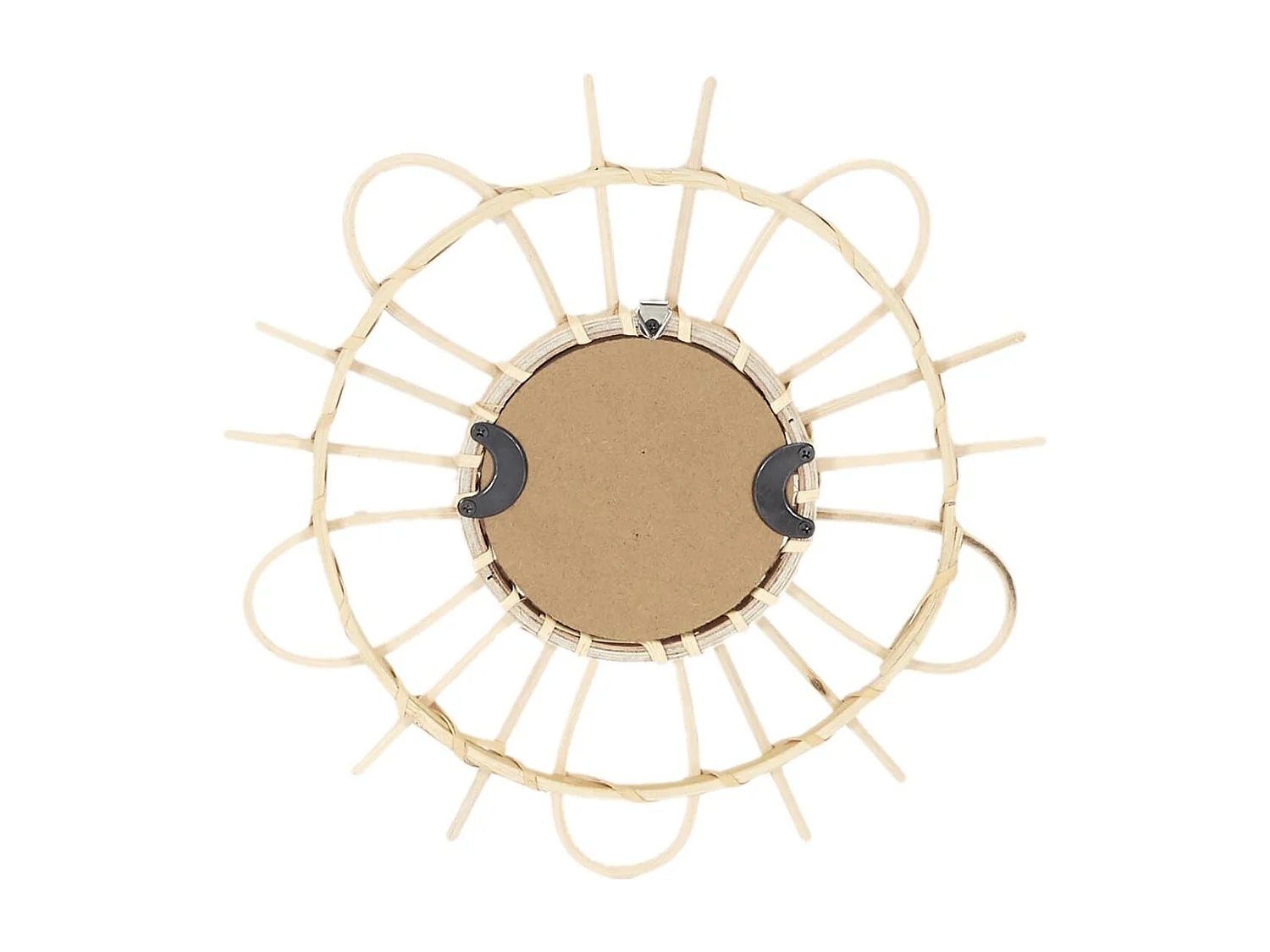 Lot de 3 Miroirs Ronds en Rotin Ø28 cm - DEMIA