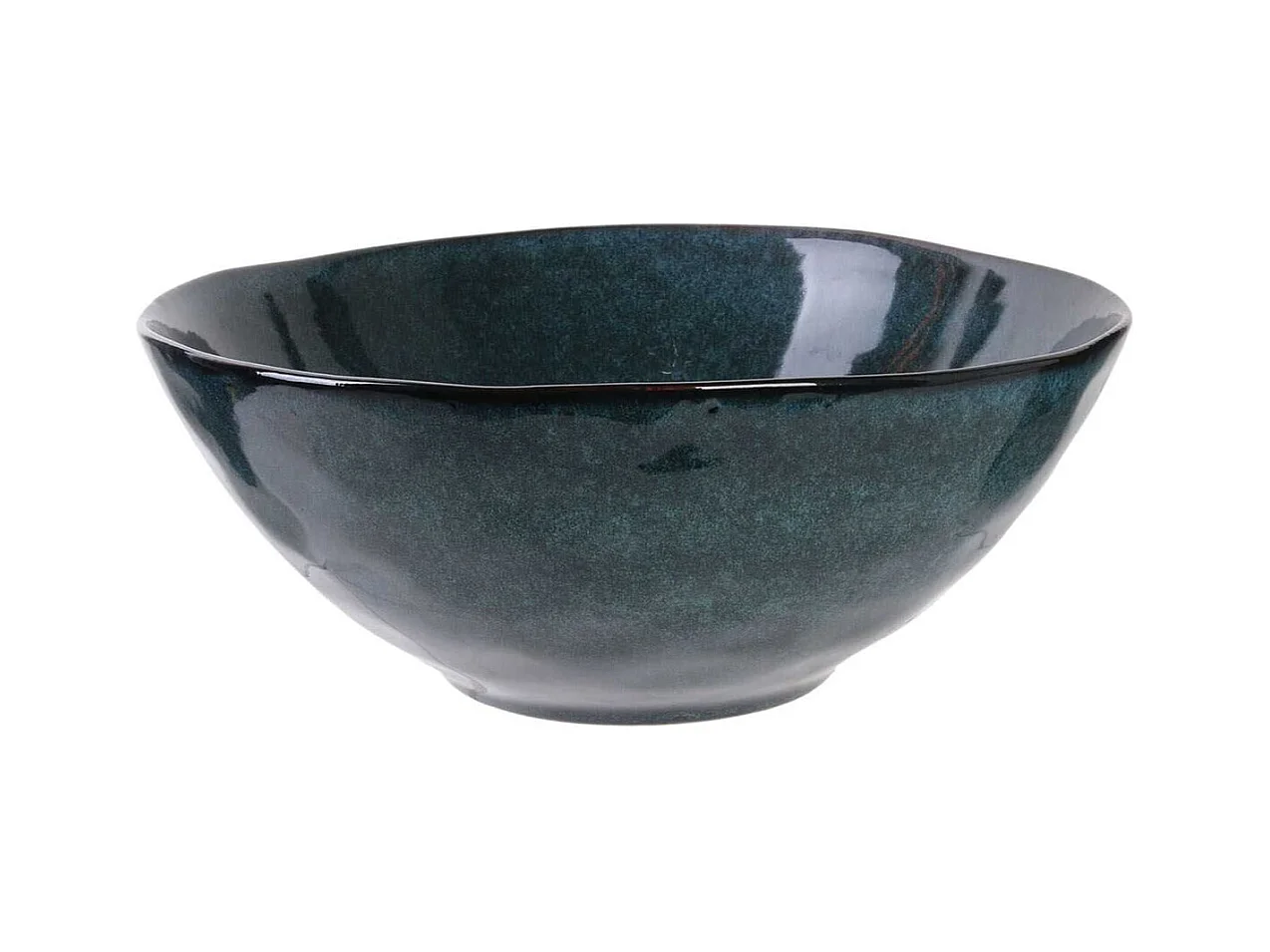 Saladier Ø38cm en Grés du Temps Bleu - AZUR