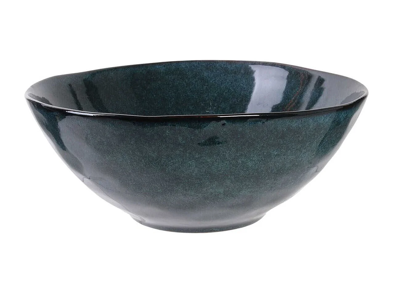 Saladier Ø38cm en Grés du Temps Bleu - AZUR