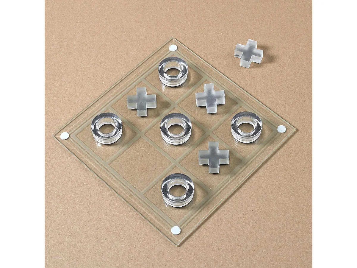 Jeu du Tic Tac Toe en Verre - ERICSON