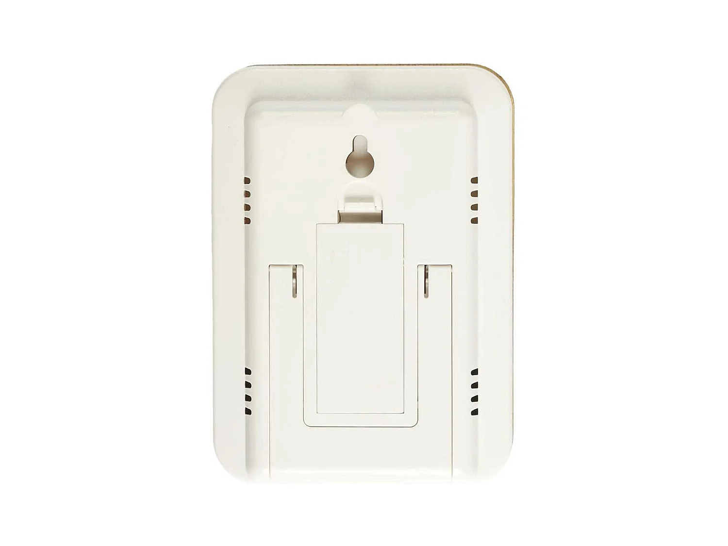 Réveil station météo façade en bois de bambou