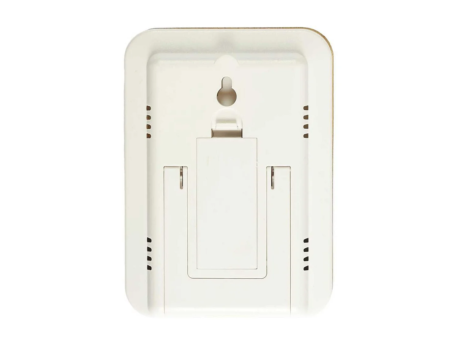 Réveil station météo façade en bois de bambou