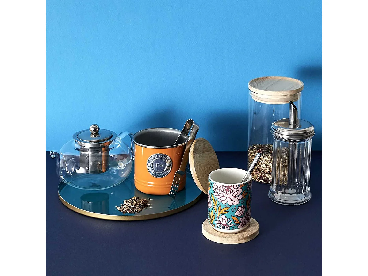 Théière en Verre avec Infuseur en Inox 700ml - ALADIN