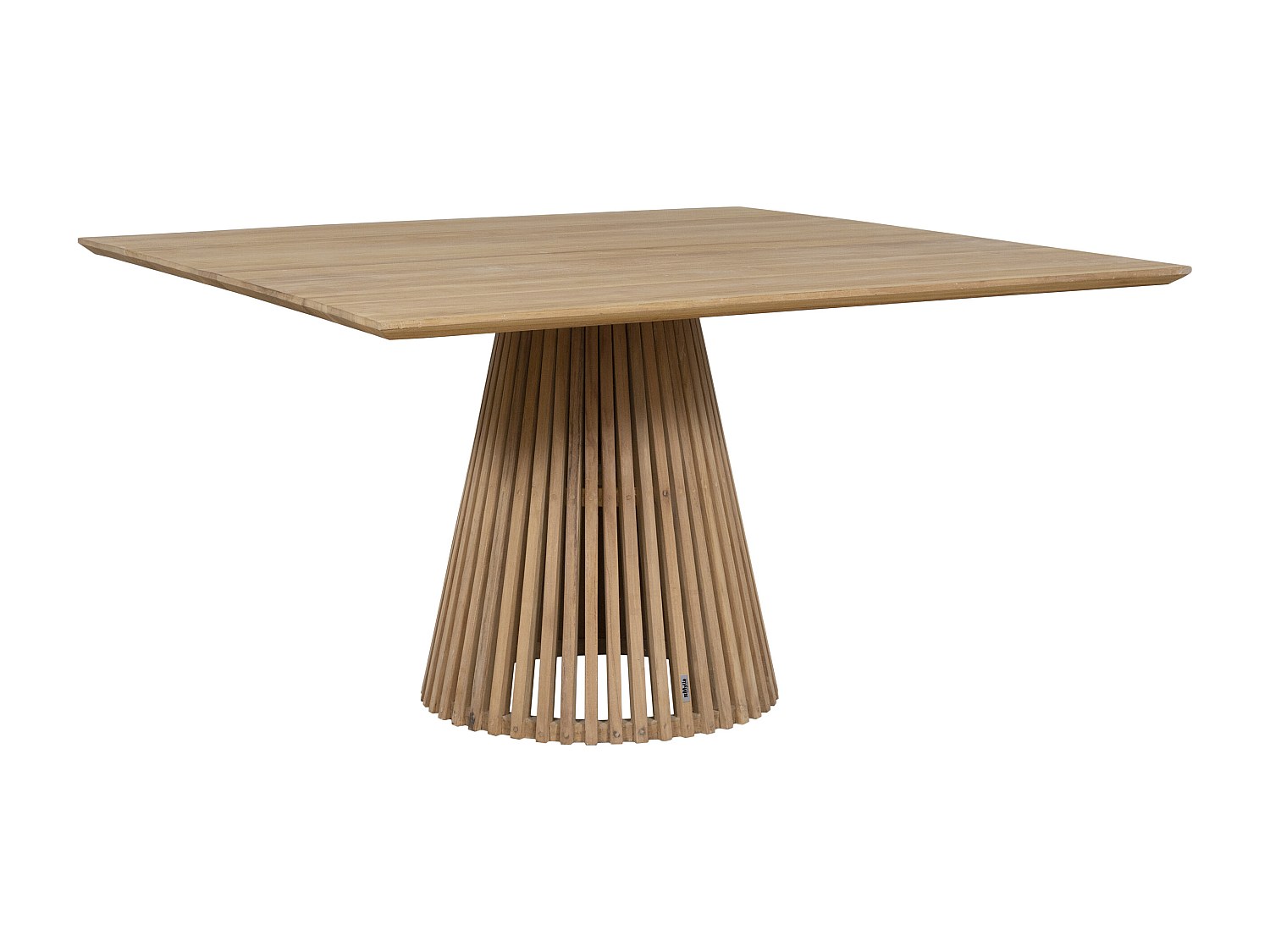 Spisebord til hagen i teak L.135 cm - Lys naturlig - TRIANI fra MYLIA