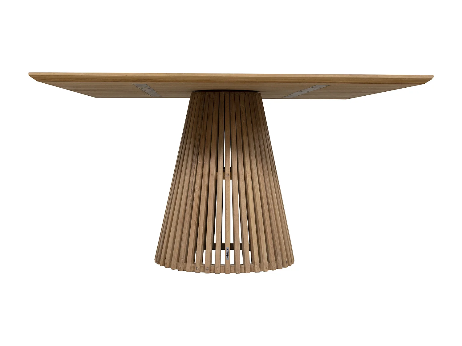 Tavolo da pranzo da giardino L.135 cm in Teak Naturale chiaro  - TRIANI di MYLIA