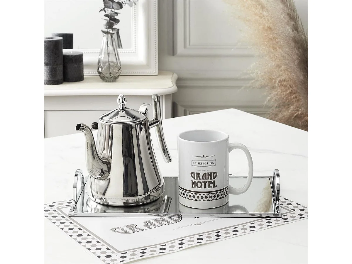 Théière de service 1,25L avec filtre en acier inoxydable