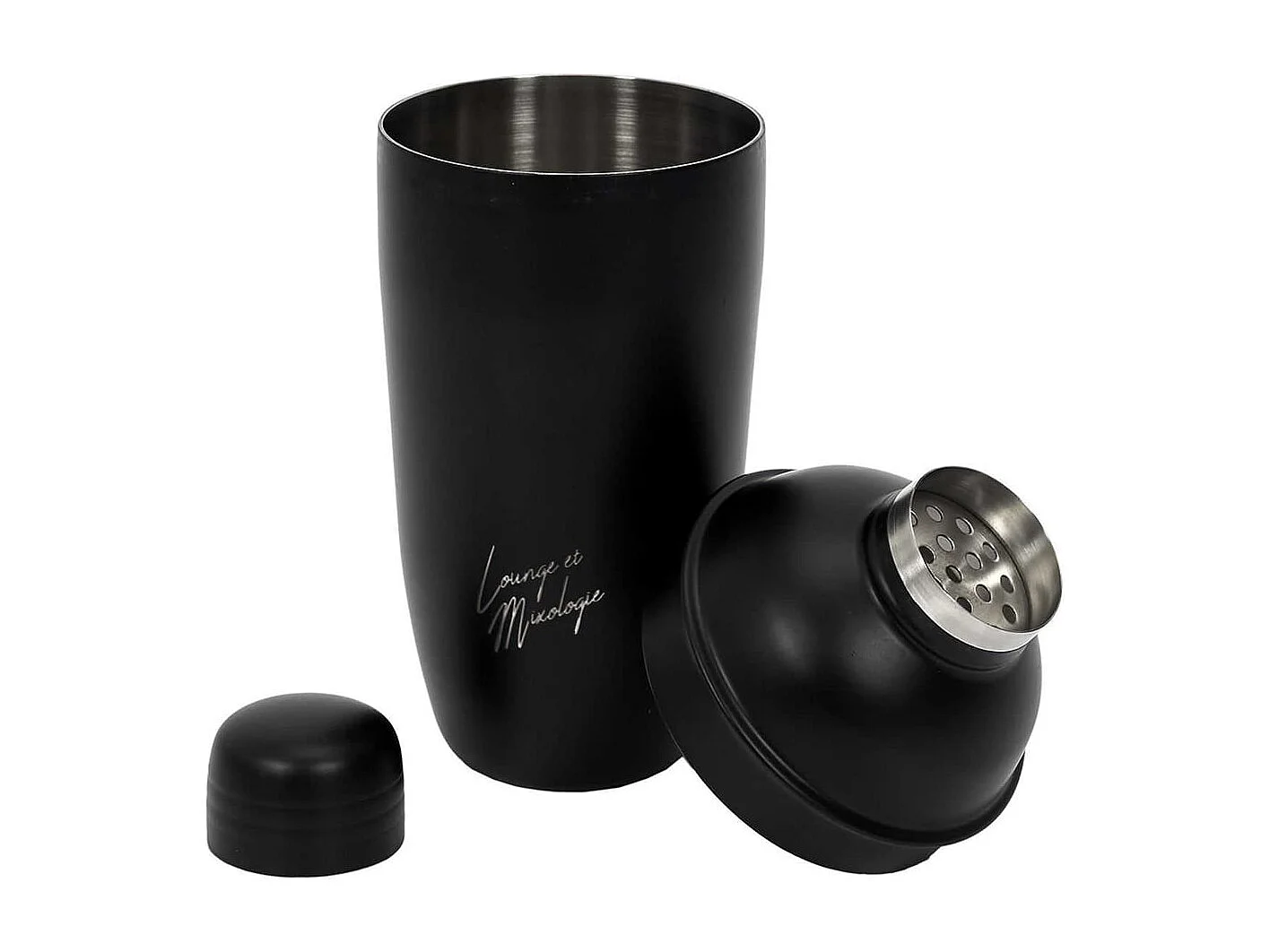 Shaker à Cocktail 60 cl en Inox Noir - TONIC