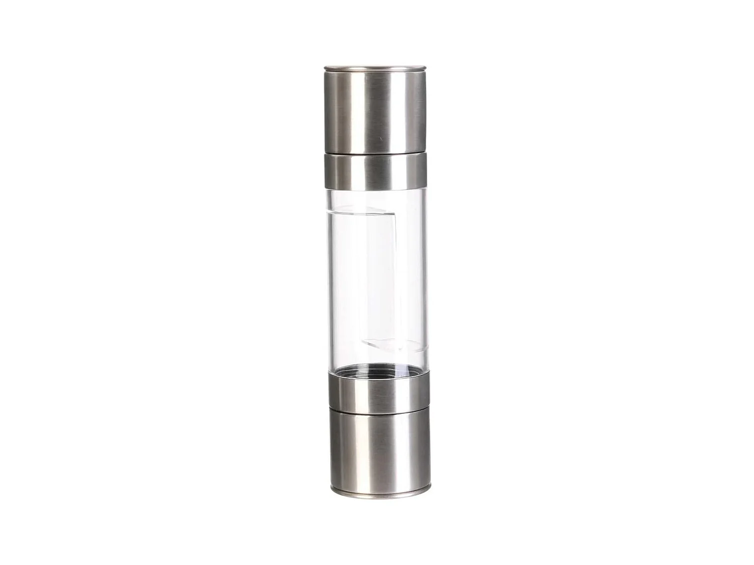 Moulin à Poivre et Sel 2 en 1 en Inox et Plastique
