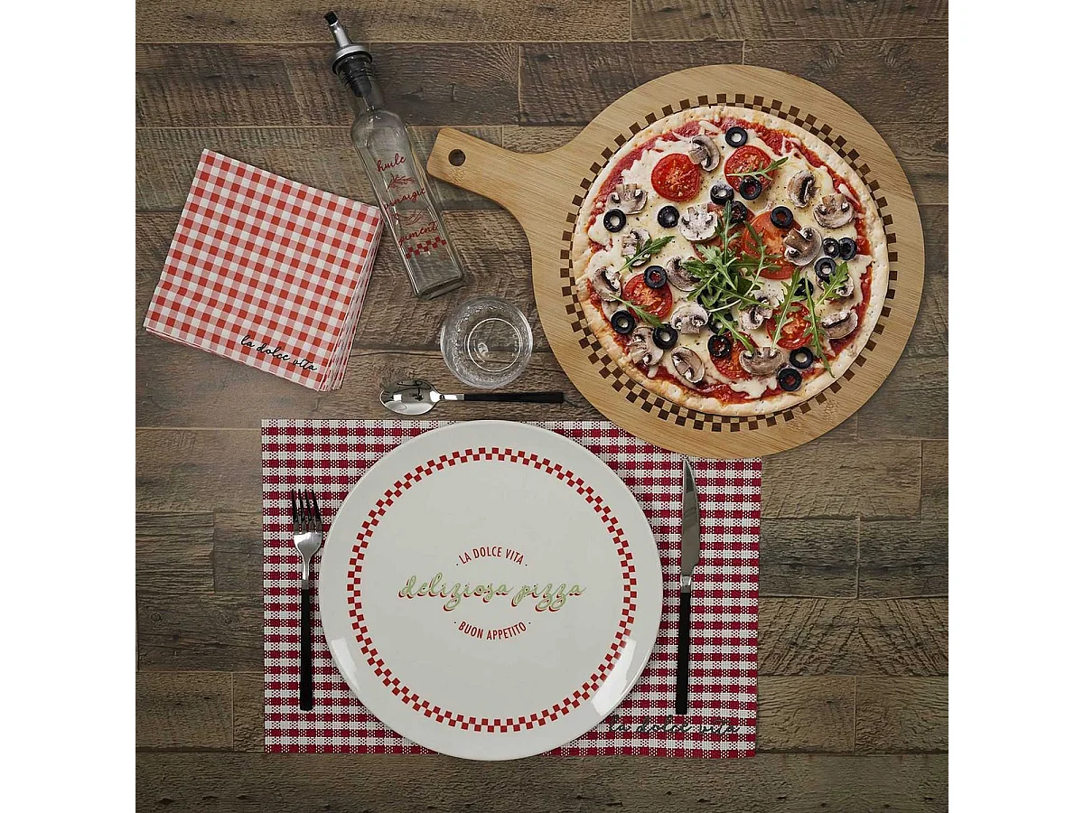 Planche de Service en Bois Spéciale Pizza - DONATELLO