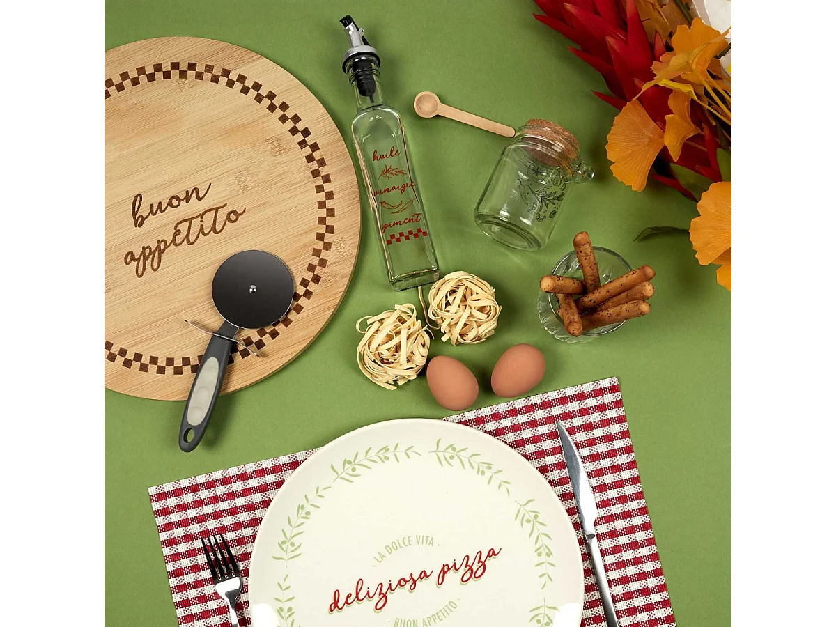 Planche de Service en Bois Spéciale Pizza - DONATELLO