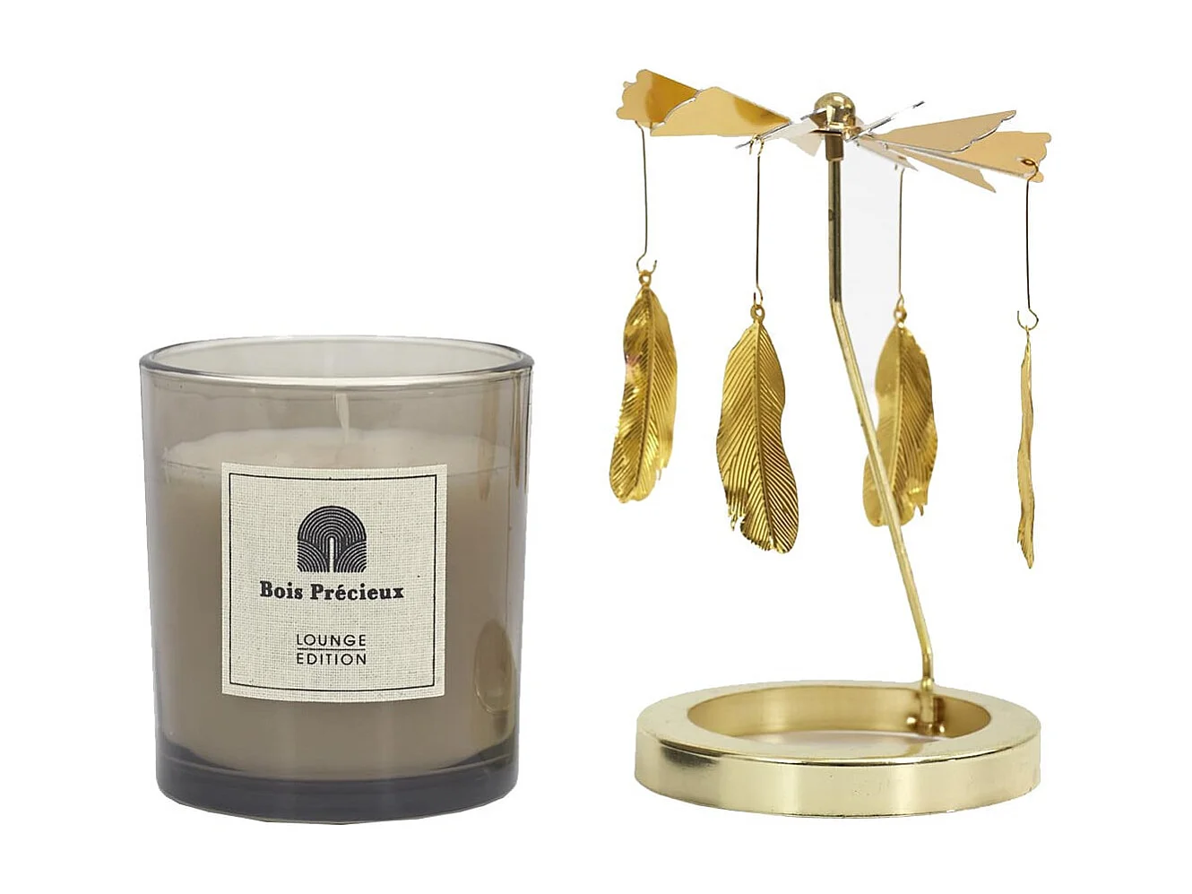 Bougie Parfumée Carrousel Senteur Bois & Gingembre - VOLANTIS