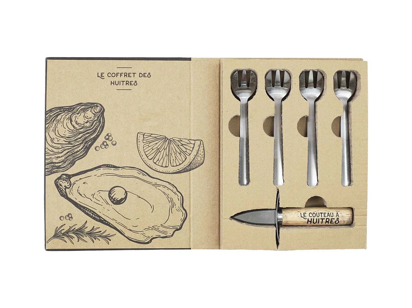 Coffret en Bois Spécial Huîtres