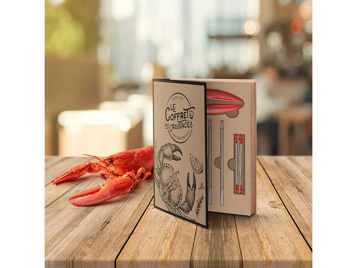 Coffret en Bois Spécial Crustacés - MARROA