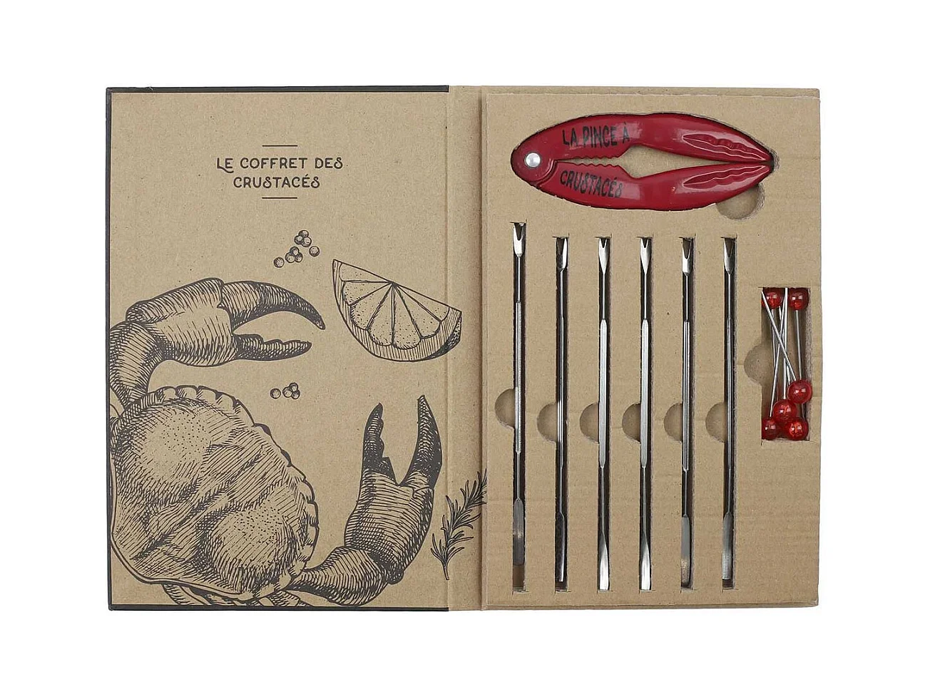 Coffret en Bois Spécial Crustacés