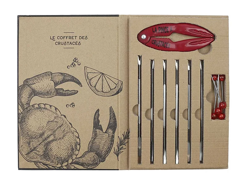 Coffret en Bois Spécial Crustacés - MARROA