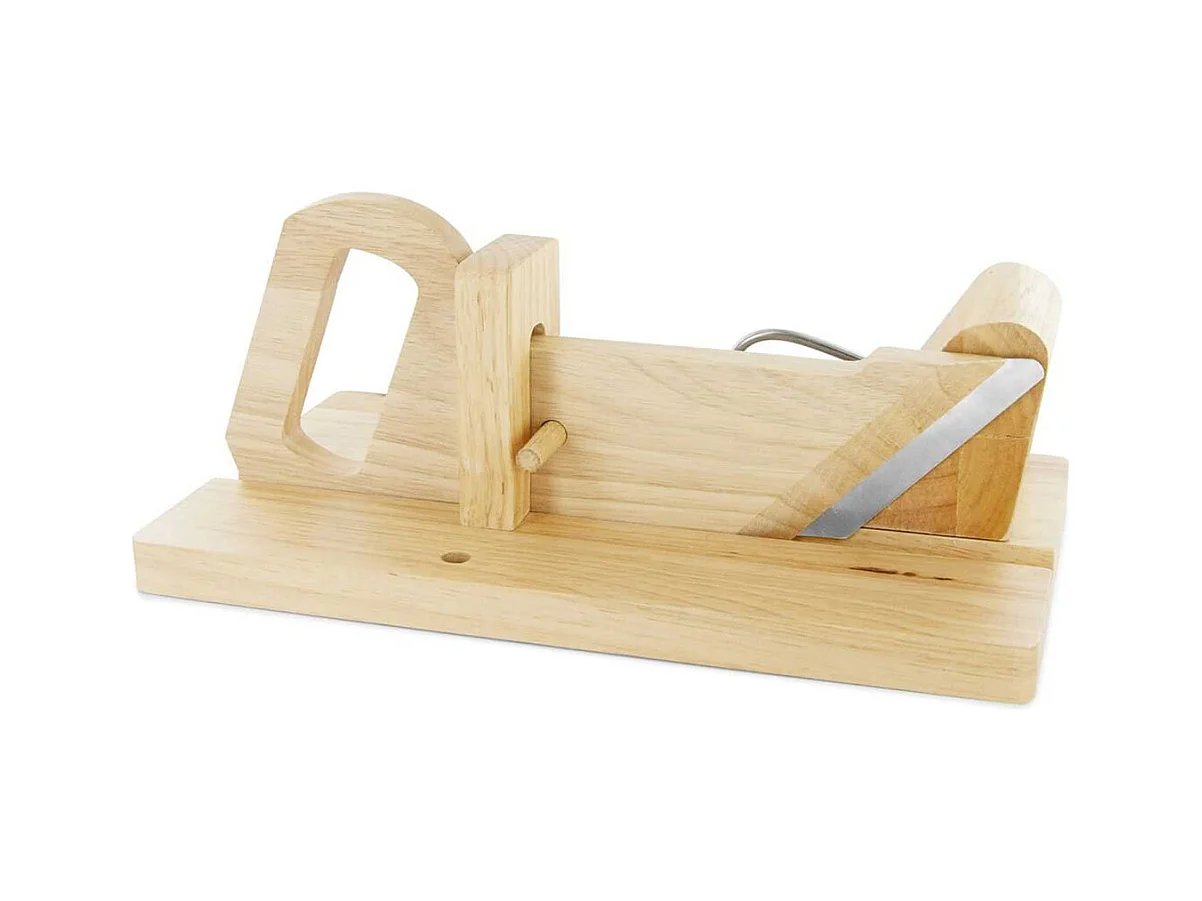 Trancheuse à Charcuterie Manuelle en Bois - JUSTIN