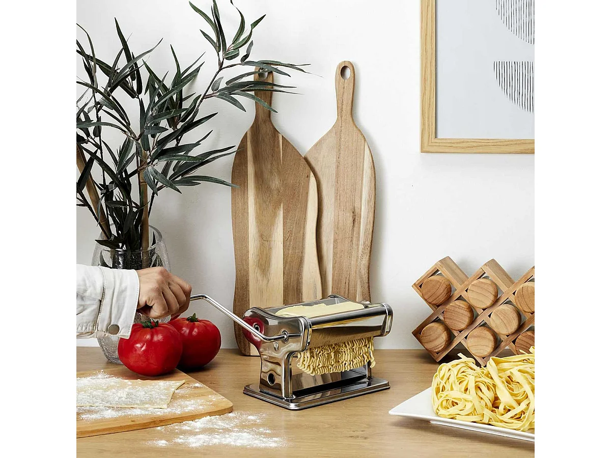 Machine à Pâtes en Inox Laminoir Manuel - NAPOLI