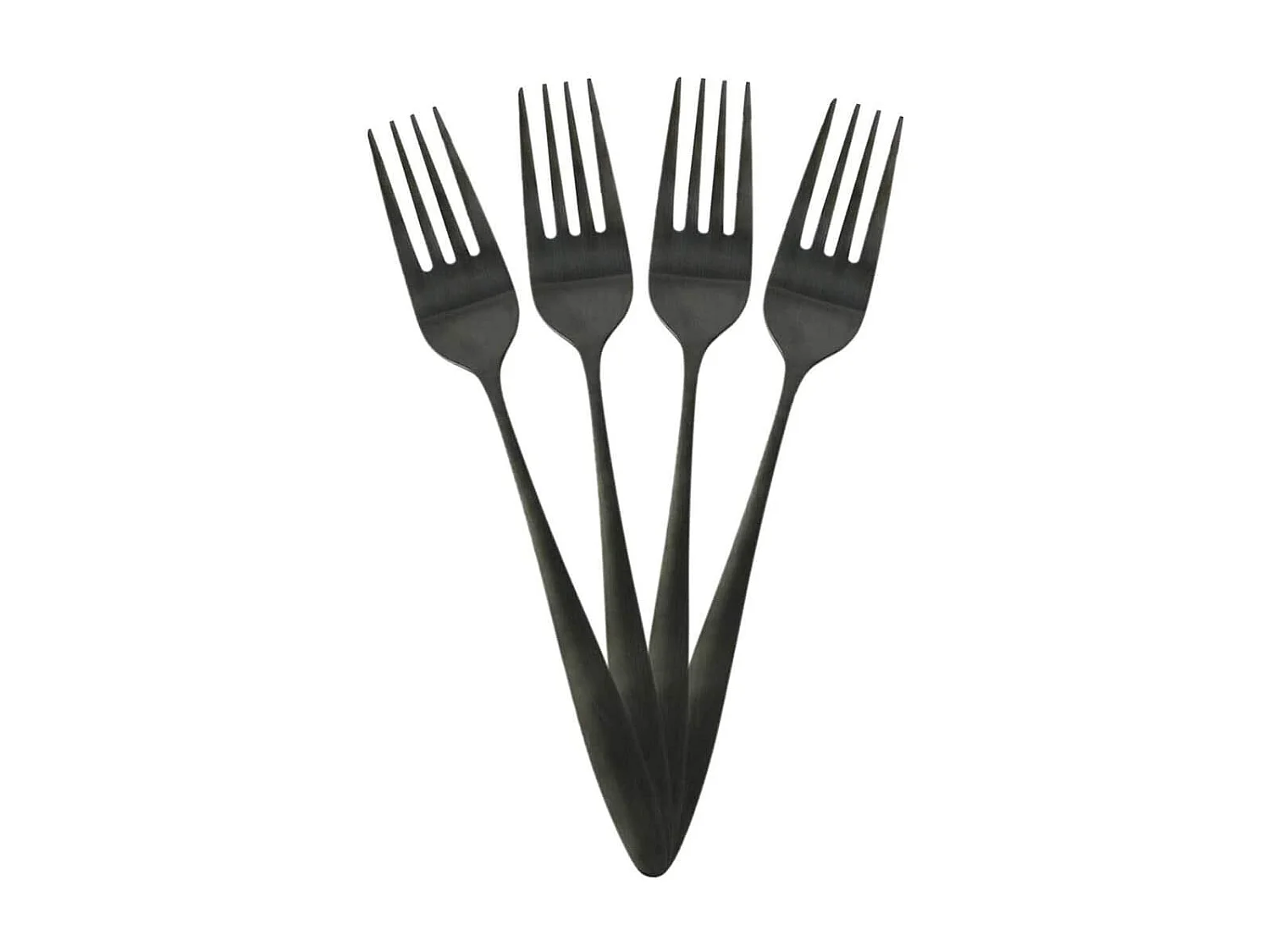 Ménagère 16 Pièces en Acier Inoxydable Noir - STELLA