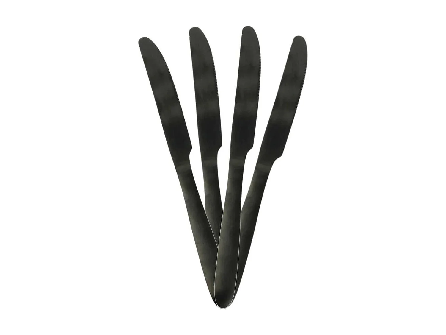 Ménagère 16 Pièces en Acier Inoxydable Noir - STELLA