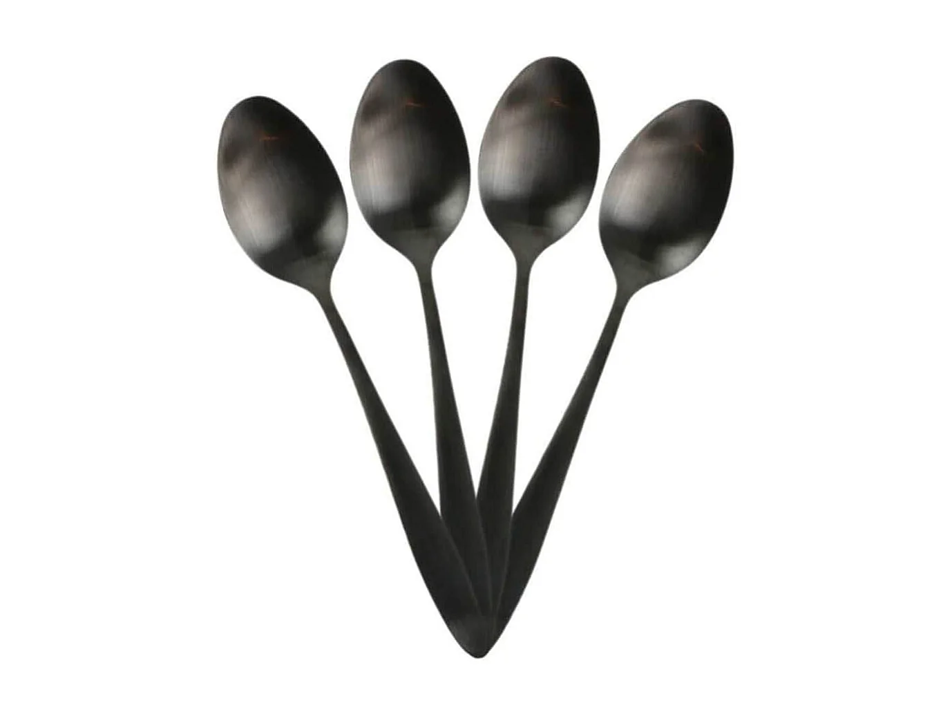 Ménagère 16 Pièces en Acier Inoxydable Noir - STELLA