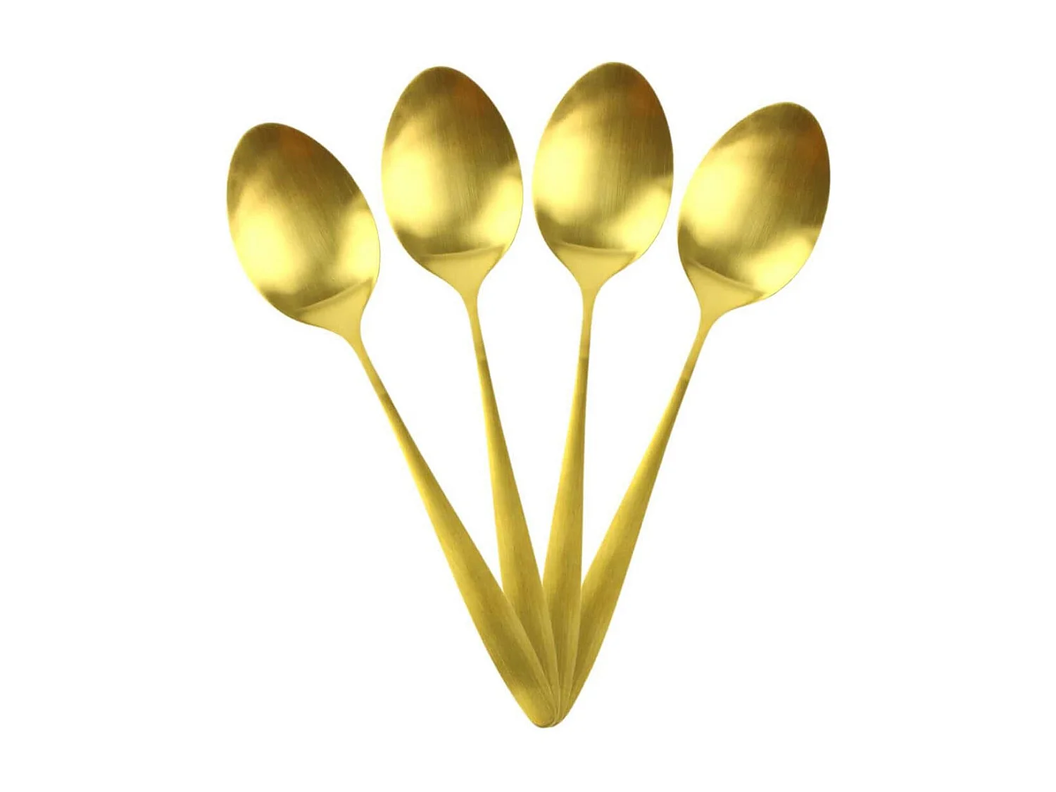 Ménagère 16 Pièces en Acier Inoxydable Doré - STELLA