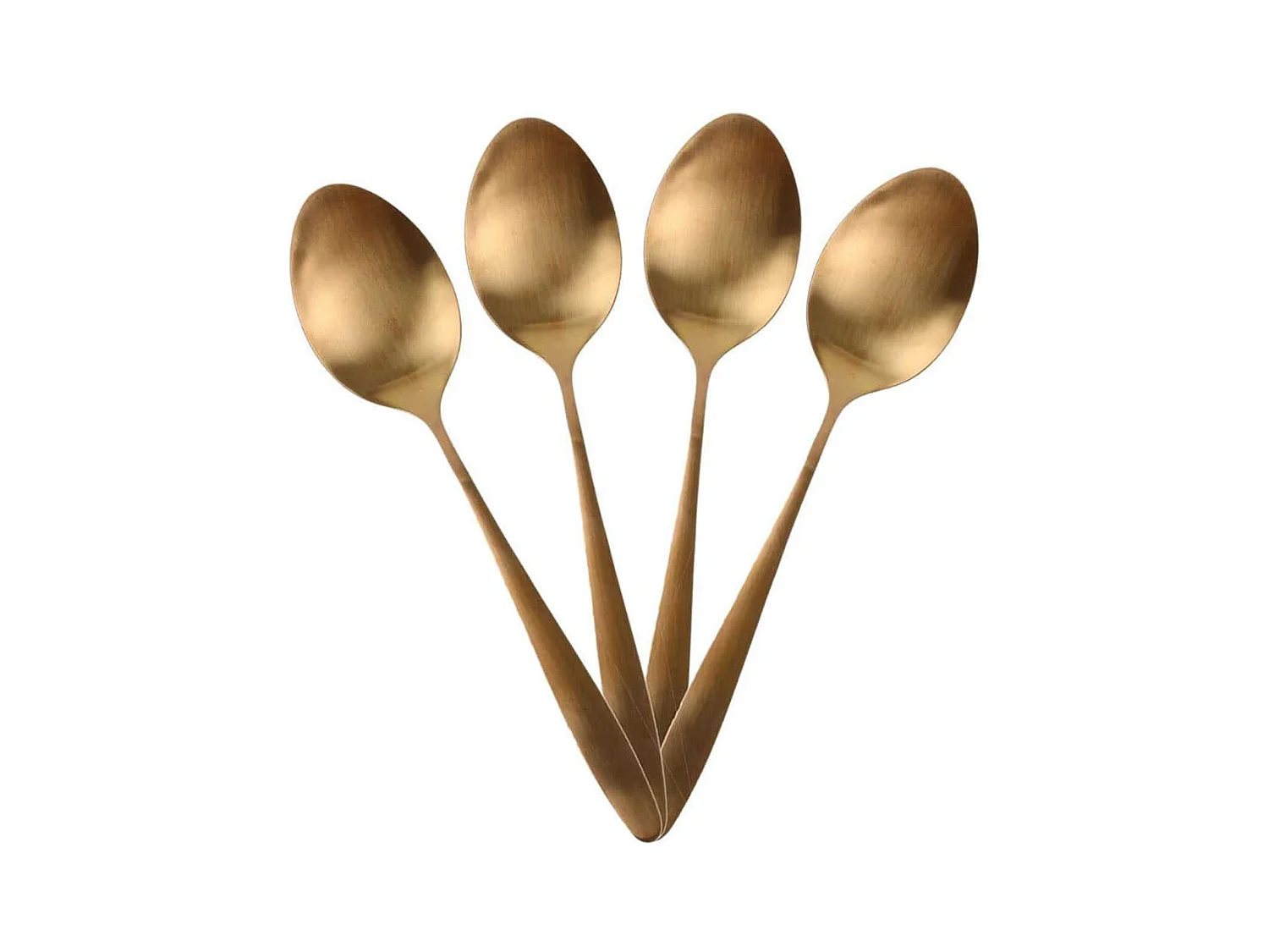 Ménagère 16 Pièces en Acier Inoxydable Cuivré - STELLA